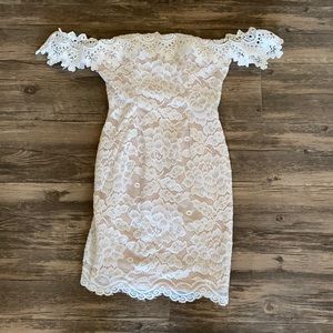 White Lace Romper